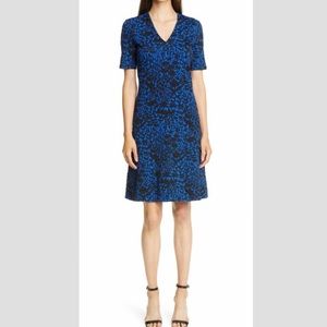 At John Collection Floral Markings Jacquard Dress